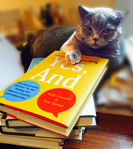 Our chief feline officer endorses "Yes And"