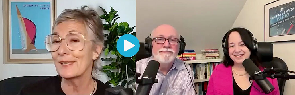 Pam Harper & Scott Harper speak with Jeanette Bronée about how top leaders can shift from urgency to building wisdom to strengthen trust, focus, & long-term growth