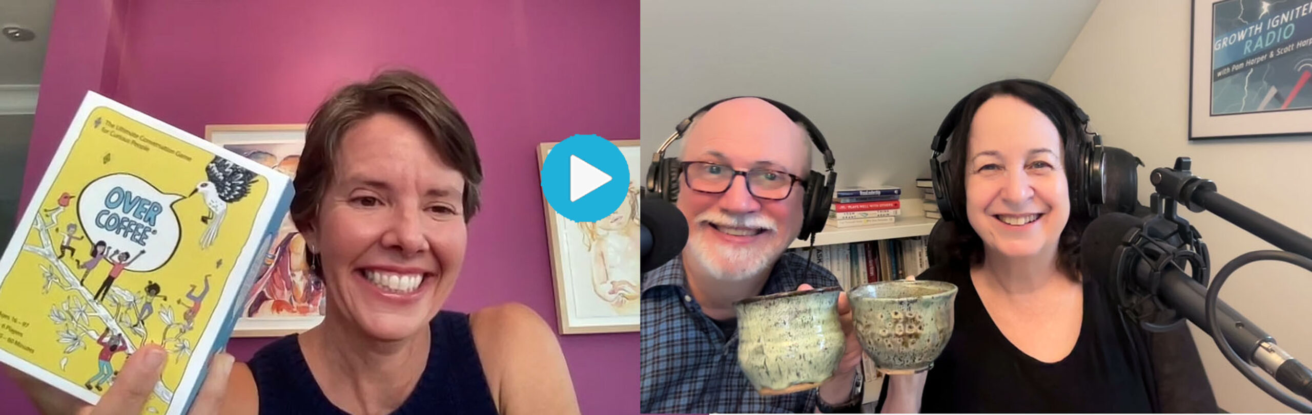Pam Harper & Scott Harper speak with Gena Scurry about how her game "Over Coffee” can enable us to build deeper human connections in more meaningful ways